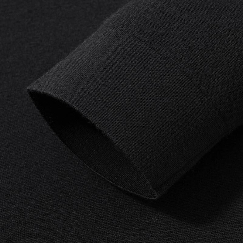 Men's Warm 100% Wool Half-Turtleneck Sweater