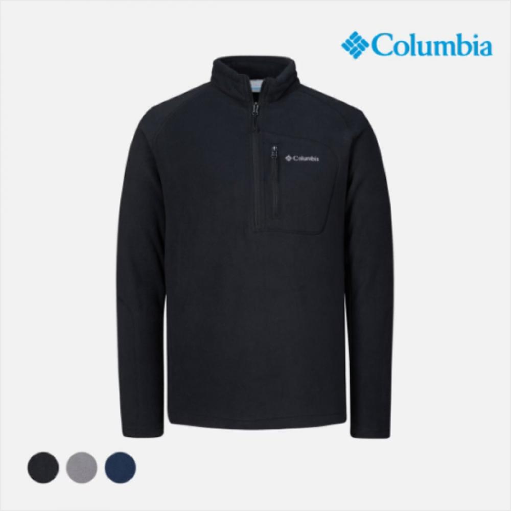 Columbia Men S Solid 4 Color Half Zip Fleece T ShirT C64 Xo6410