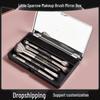 Little Sparrow 5-Piece Double-Ended Eyeshadow Brush Set with Mirror