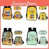 Cuphead Student Bag And Pencil Case 3piece Nylon Backpack For Casual Use And Trips