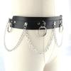 Hip Hop Trend Waist Belt Chain Punk Wide Chain Costume Belt for Wrap Dress Suit Skirt Jeans Jewelry