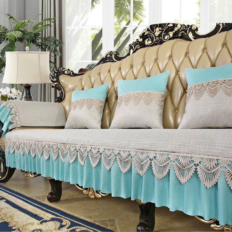 Summer Sofa Cushion Susan Cushion Fabric Breathable Washed Striped Ice Silk Bamboo Mats Summer Style