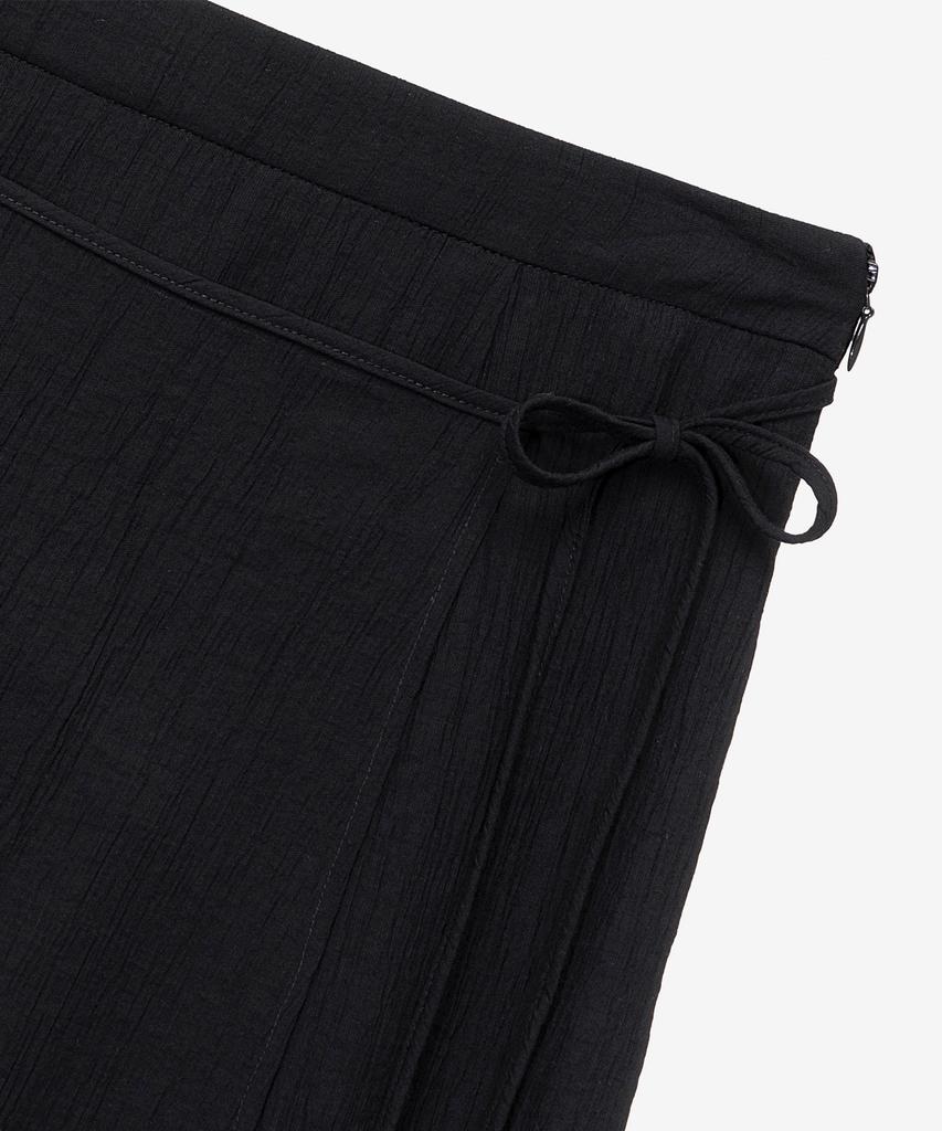 Mind Bridge Woman [W] Wrap Banding Black Skirt