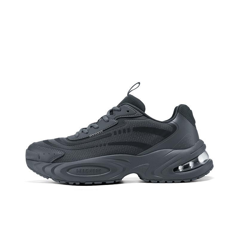 Skechers Free Moon Shoes 2nd Generation Simple Fashion Versatile Classic Low-Top Dad Shoes Men sneaker Black 183191-BBK 41