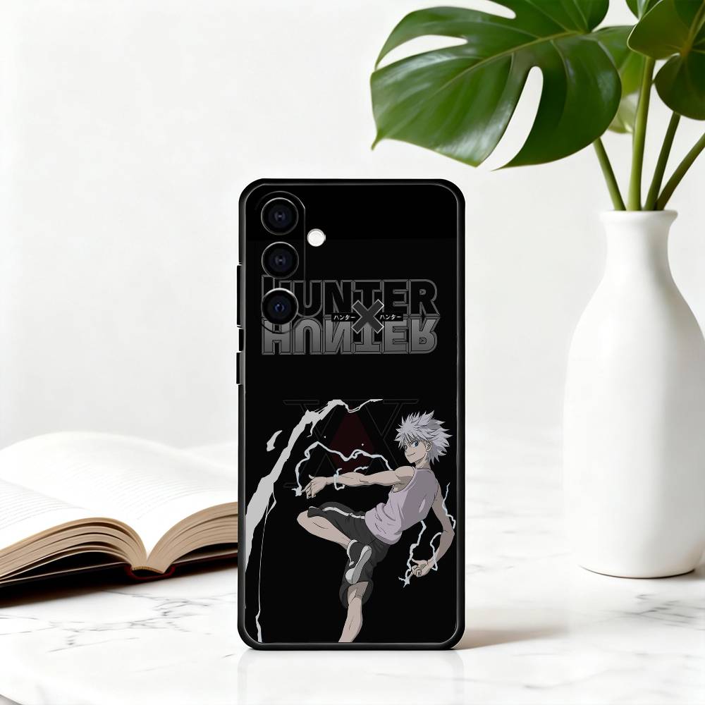 H-Hunter K-Killua Z-Zoldyck H-Hunter-KZ Phone Case Black Silicone Soft For Samsung Galaxy A73,A72,A71,A70,A53,A52,A51