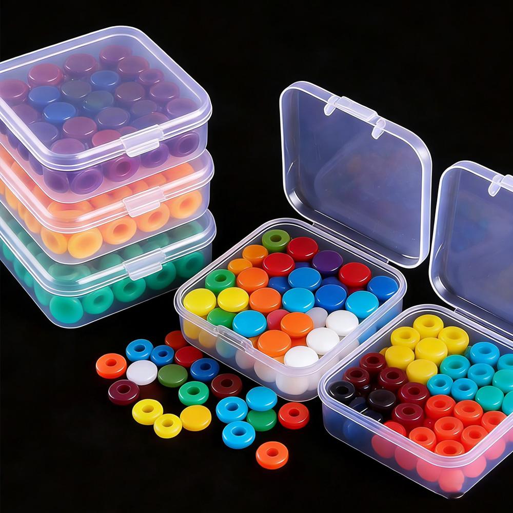 DIY Perler Beads Storage Organizer 28 Grids Clear Box for Handmade Craft Hardware Small Components
