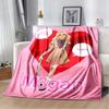 2023 M3GAN Horror Movie Throw Blanket Mysterious Character Soft Plush Fleece Lightweight Couch Bed Funny Halloween Friend Gift