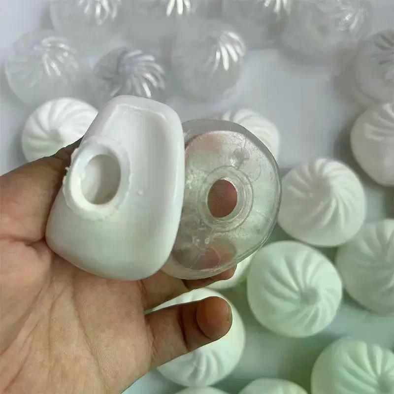 1/5/10Pcs Dumpling Shape DIY Stress Ball Kit Pressure Ball Skin For Kids Teens Adults Students Travelers Travel Home Decoration