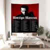 MMarilyn MManson Hanging Bohemian Tapestry for Living Room Home Dorm Decor Japanese Tapestry