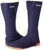 Works Homme Men's Tabi Socks with Resin Toe Cap, 10 Large Seams, Navy, Size 24.5 Cm (100-10)