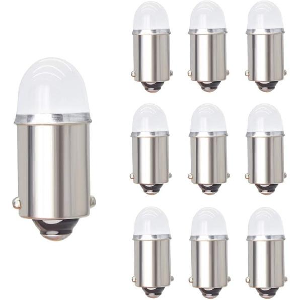 Yoper BA9S 53 57 1895 64111 LED Light Bulb for Car 12V White