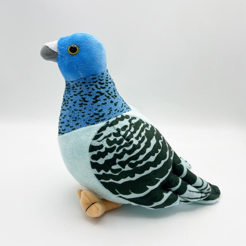 Nové realistické plyšové hračky ptáků Simulace Bílý Zelený Holub Krásná Straka Plněná Zvířecí Panenka Fotografické Rekvizity Bytová Dekorace Dárky