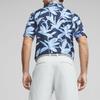 Puma X Palm Tree Crew Collaboration All-Over Print Soft Casual Floral Polo Shirt Men Polo Shirts Deep-Navy 625939-01