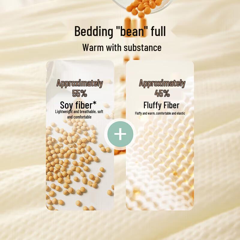 Bailisi Mercury Home Textiles 55% Soy Fiber Thickened Winter Duvet