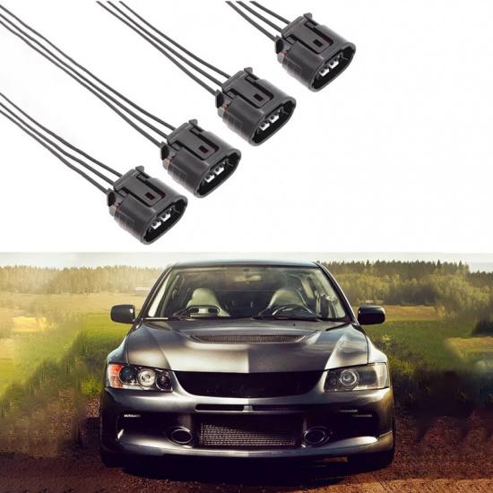 Unusual 4Pcs Ignition Coil Connectors Harness Fit For Mitsubishi Outlander 3.0L Lancer 2.0L 2.4L