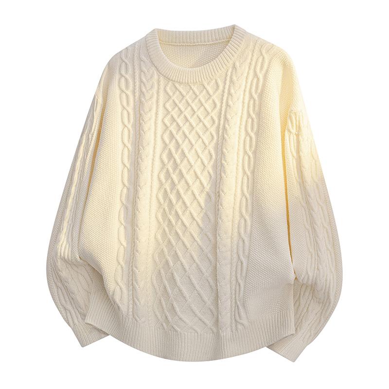 

Autumn Men O Neck Sweater Men Slim Fit Lightweight Sweater Knitted Pullover Male Streetwear Casual Fashion Soild Color Sweater XXL бежевий