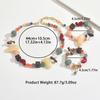 Irregular Colorful Resin Beads Necklace and Bracelet Set Vacation Stages and Music Festivals Fashion Jewelry Hot Sale Party Gift