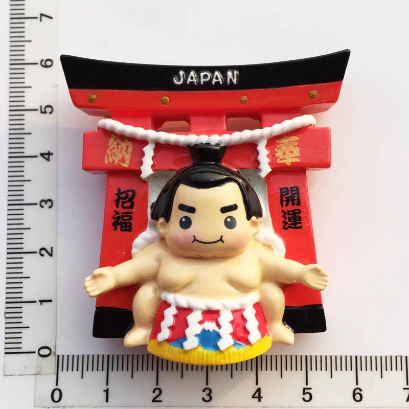 Japan Tourist Souvenir Fridge Magnets Japanese Resorts Souvenir Magnetic Stickers for Photo Wall Fridge Stickers Children Gifts