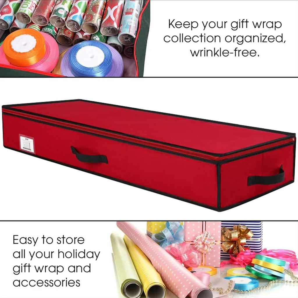 Dárkový balicí papírový úložný sáček Voděodolný vánoční dárkový organizér Taška Velkokapacitní kontejnerová krabice na balicí potřeby