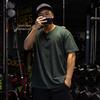 2021 Men's Quick Dry Short Sleeve Breathable Casual Fitness T-shirt, Loose Fit Korean Style Trendy Plus Size