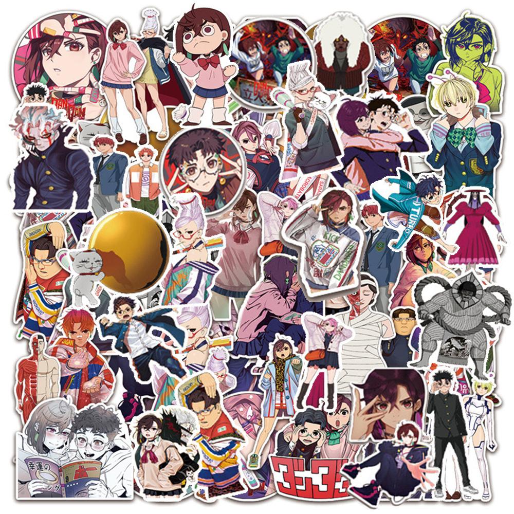 10/30/50pcs Cool Anime DANDADAN Stickers Decals DIY Laptop Water Bottle Diary Bike Travel Luggage Car Waterproof Sticker Toys