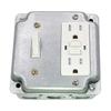 Double Gang Outlet Box Heavy Type Iron Prevents Corrosions Suitable for Industrial and Residential Wiring