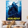 Highlander Movie Tapestry Wall Hanging, There Can Be Only One Sword Art, Fantasy Film Wall Decor for Bedroom Man Cave