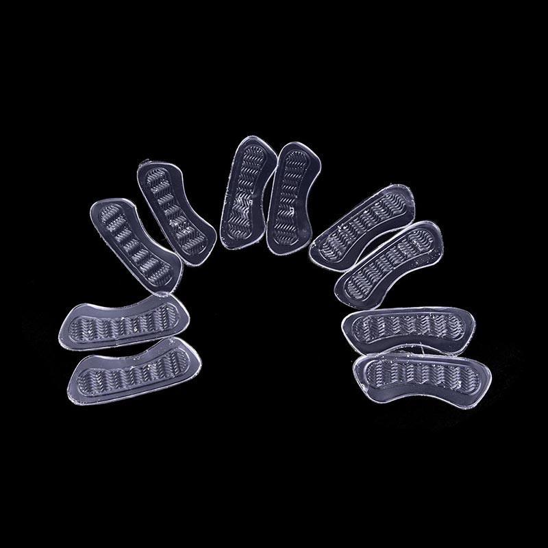 1 Pair Silicone Gel Heel Grip Back Liner Shoe Insole Pad Foot Care Protector
