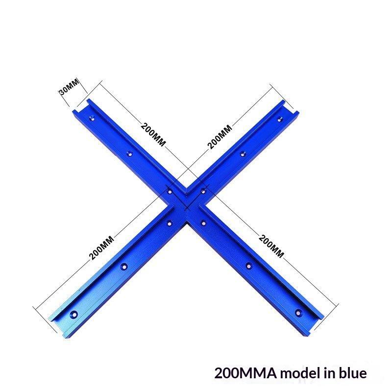 1Pc Type 30 Woodworking Chute Guide Rail Electric Circular Saw Flip Table Cross Connector for Table Saw Woodworking Accessories.