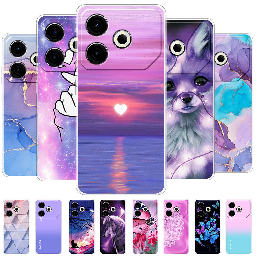 For Tecno Pova 6 Neo Case For Tecno Pova 6 Neo Cover Shockproof Clear Soft Silicone Phone Case for Tecno Pova6 Neo Fashion Funda
