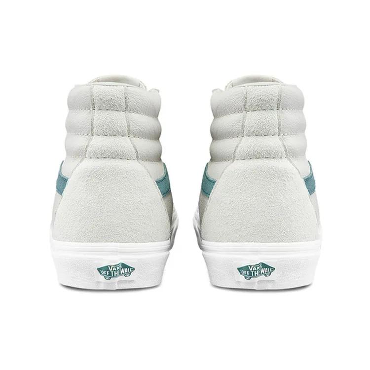 Vans SK8 HI High Top Retro Skate Shoes Unisex Light Grey Light Gray (Unisex) Skate Shoes VN0A4U3D5E9