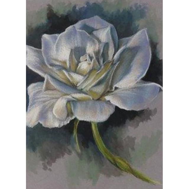 5D Diy Diamond Painting Vase Diamond Embroidery Fresh Flower Cross Stitch Full Round Round Drill Wall Art Picture Handmade Gift