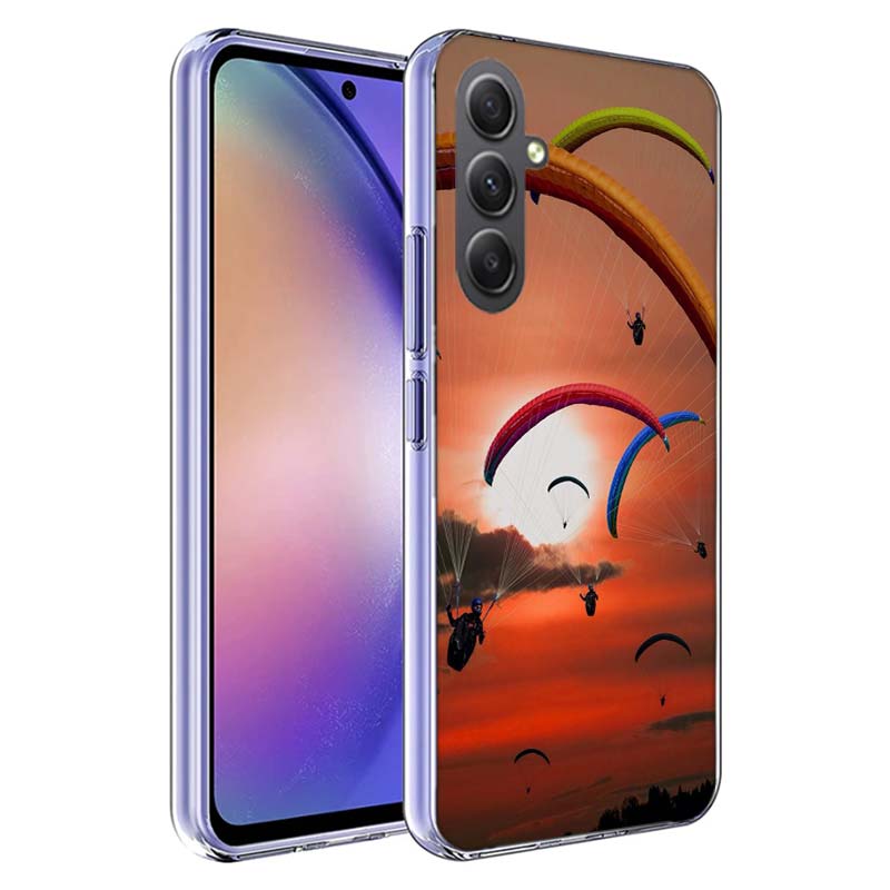 Extreme Adventure Parachuting Phone Case for Samsung A17 A37 A57 A07 A16 A26 A36 A56 A06 A02S A12 A22 A32 A52S A04S A14 A24 A34