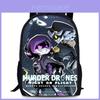 Drohnen Anime Mord Rucksack Oxford Geräumige Schultaschen Für Kinder Geschenke