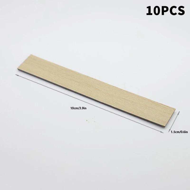 10PCS Mini Floor Boards, 1:12 Dollhouse Wooden Floor Tiles for Furniture Wall & Floor Decor - Miniature Flooring Panels