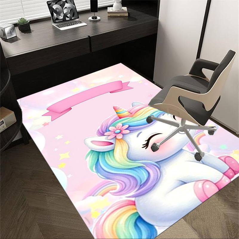 

1pc Unicorn Carpet Office Rug Outdoor Mat Home Decor Area Carpet Festival Gift 60cm by 90cm