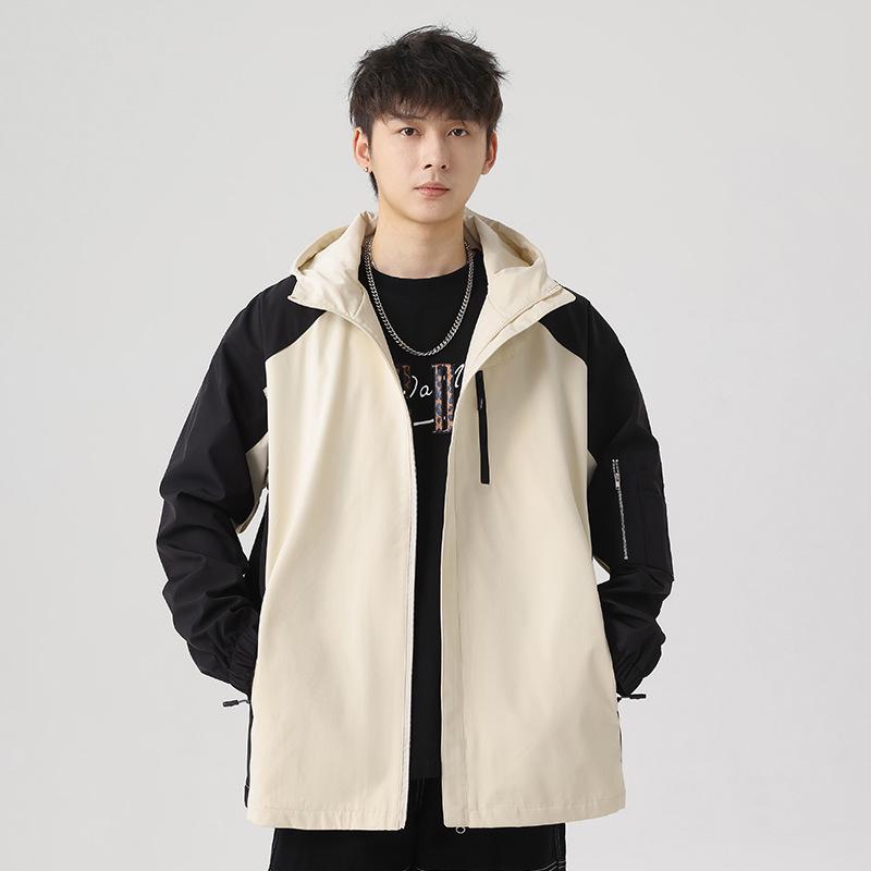 Men's Hooded Jacket: Autumn/Winter 2025, Plus Velvet, Trendy American Style, Outdoor Mountaineering, Casual Workwear.