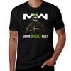 Simon Ghost Riley Mw2 Tshirt Comfortable Work Wear Tee Tshirt