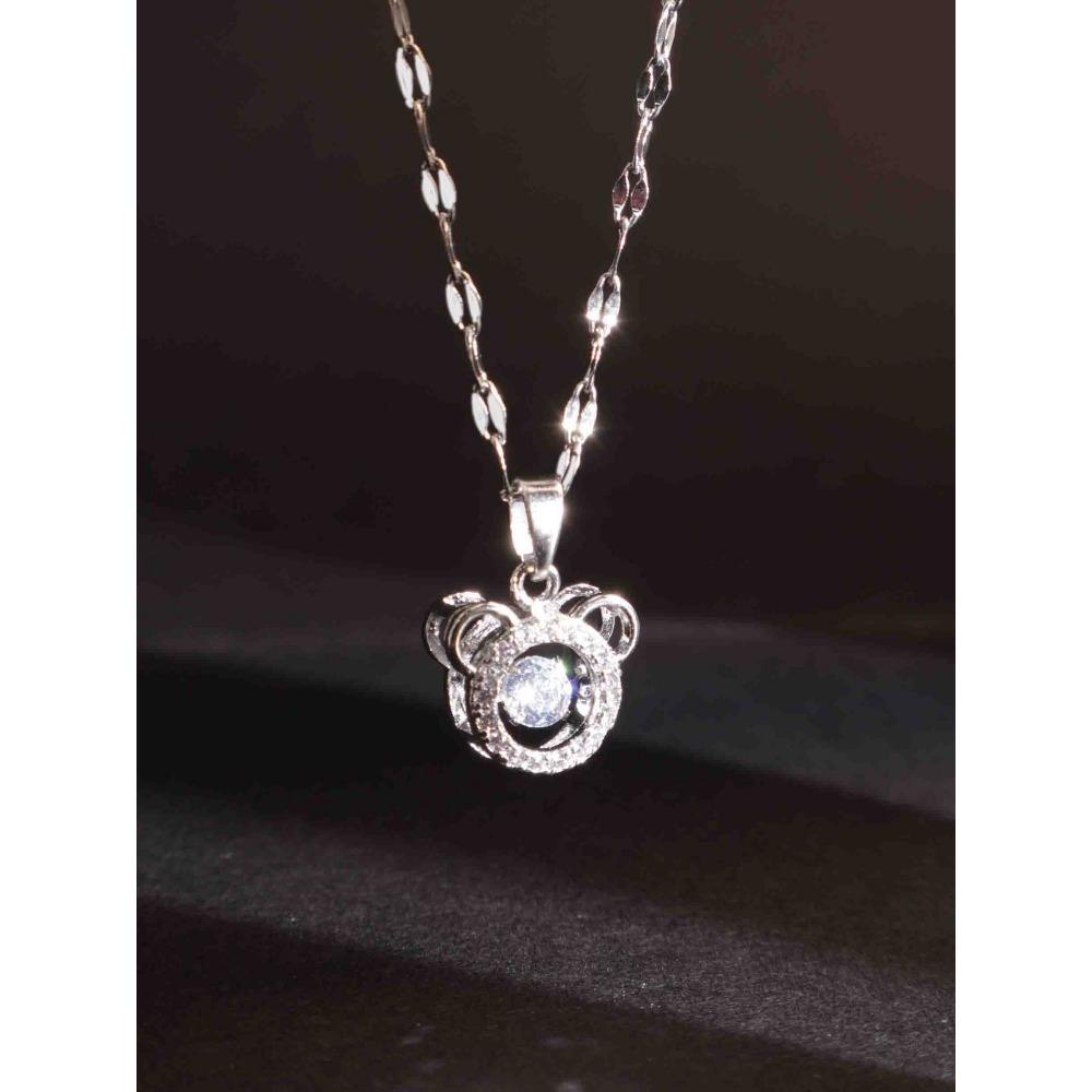 Necklace Does Not Fade Women's Summer Smart Love Versatile Necklace Women's High-end Titanium Steel Accessories