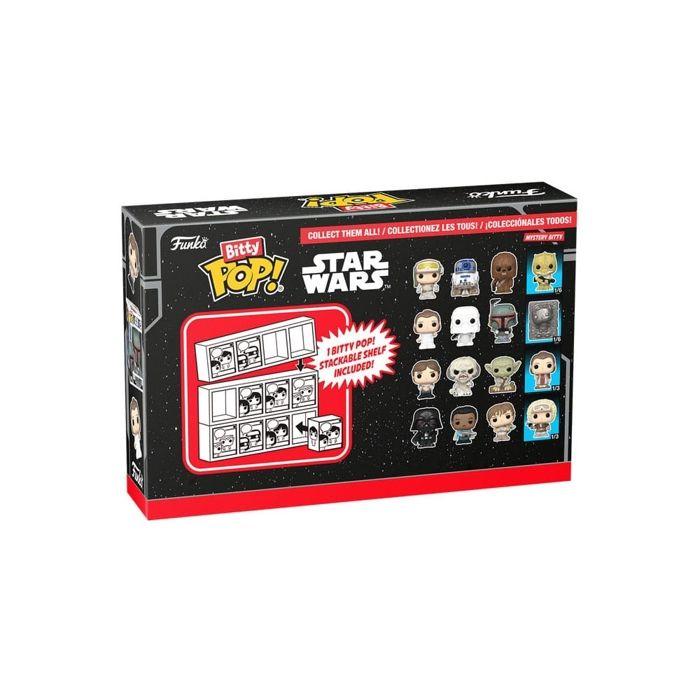 Pack 4 Figurines Funko Bitty Pop Star Wars S2 Leia