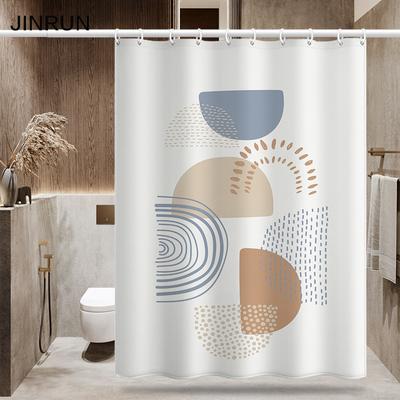 Bathroom Thickened Waterproof Curtain Mildew Proof Shower Curtain Shower Partition Curtain Shower Curtain Bathroom Curtain Free Perforation