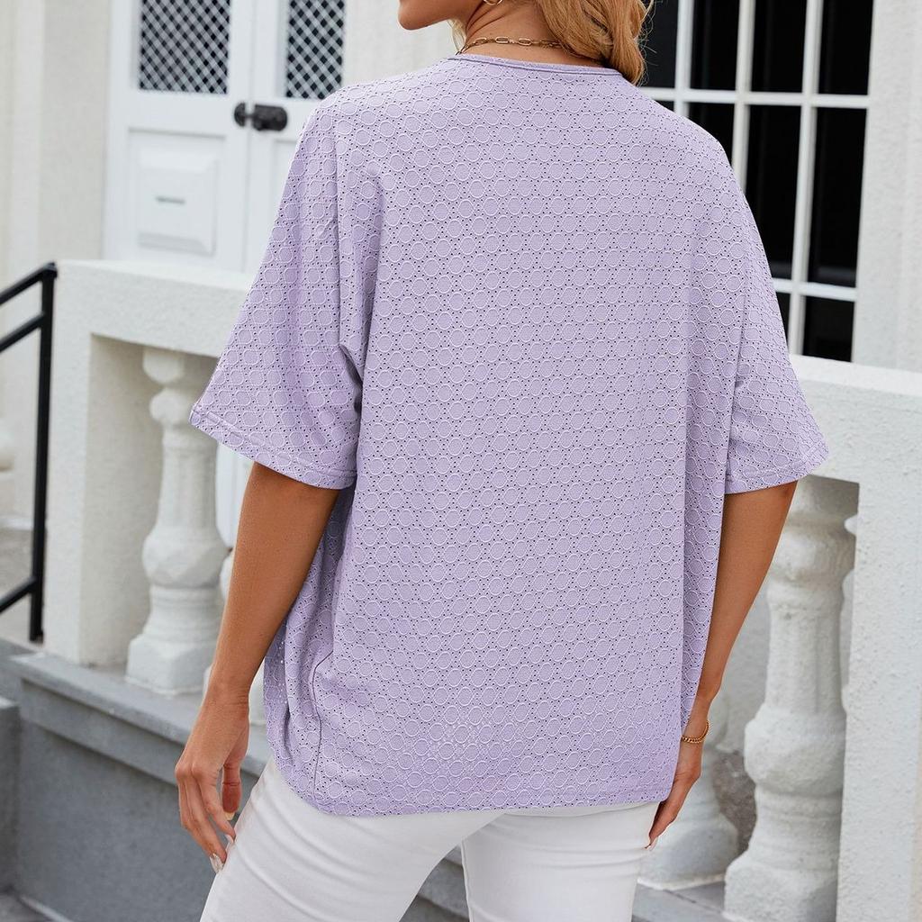 Summer Women's Cardigan New Solid Color Mid Sleeve Cardigan Knitted Cardigan Jacket Air Conditioner Shirt