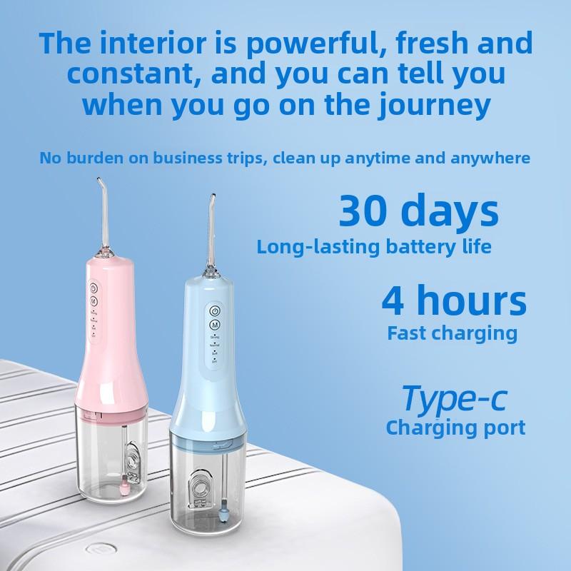 DIY Tragbarer Elektrischer Zahnreiniger Haushalt Aufhellender Schrubber Mundreinigungspflege Wasser Zahnseide