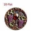 Vintage Metal Poster Wine Grapes Wall Art Red Vine Leaves Home Decor Garden