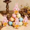 Easter Bags 20 Pieces Festive Party Supplies Pouches Bunny Treat Bags for Cookie Snack Toy Family Gatherings Classroom Exchange