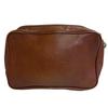 BURBERRY Clutch check leather business bag Brown leather mens Used