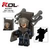 Ke Rui Scientist SWAT Headband and Toilet Man Building Blocks Toy Set