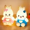 Cute Kids Night Lights 5 Colour Changing LED Silicone Rabbit Lamp with Battery, for Nursery Children Baby Camping Home Decor