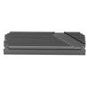 M.2 2280 SSD Heatsink Anodized Aluminium Alloy Fast Heat Conduction M.2 2280 SSD Cooler for Desktop Computer