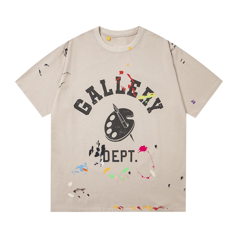 

Men Women Dept Paint Splatter Palette Print Oversized T-shirt Streetwear Cotton Tee XL